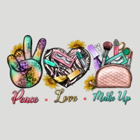 Peace Love Make Up Zipper Hoodie | Teevron