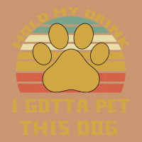 Hold My Drink I Gotta Pet This Dog Heavyweight Hoodie | Teevron