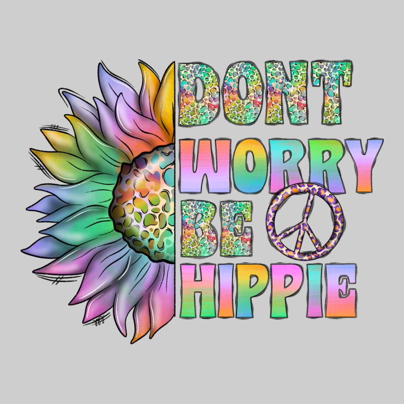 Don't Worry Be Hippie Premium Tee by CowhideDigitalArt | Teevron