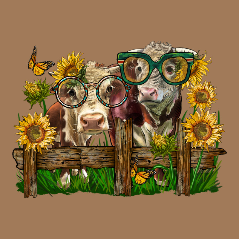 Hereford Bull And Heifer With Sunflowers Classic Tee by LillyAllenDesigns | Teevron