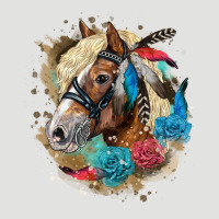 Haflinger Horse Floral Classic Tee | Teevron