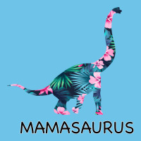 Mamasaurus Dinosaur Premium Sweatshirt | Teevron