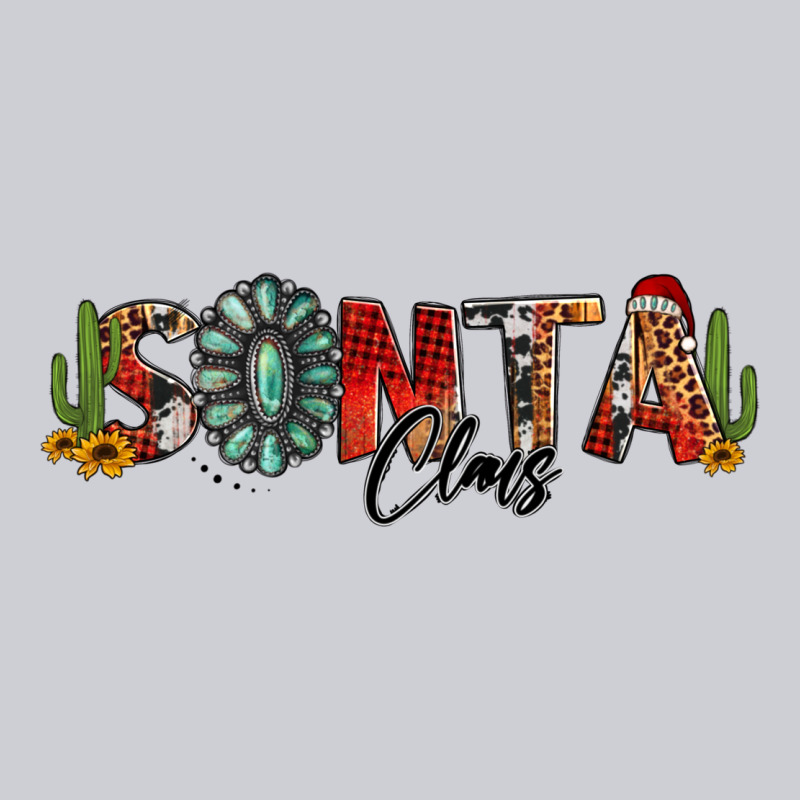 Western Christmas Santa Claus Sunflowers And Cactus Heavyweight Sweatshirt by Jasminsmagicworld | Teevron