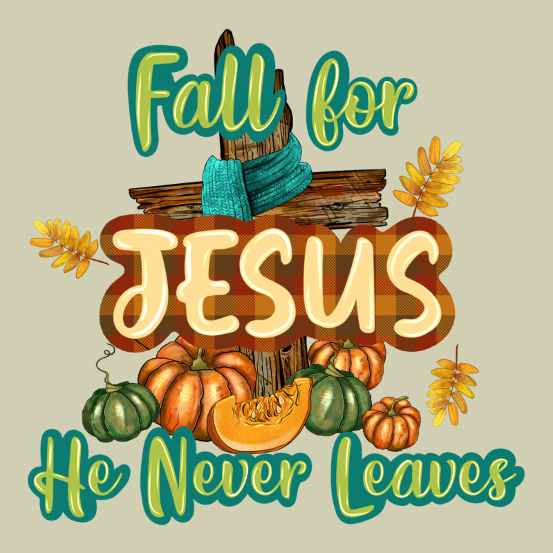 Fall For Jesus He Never Leaves Heavy Core Tee by texasbilliewilder | Teevron