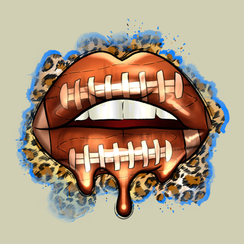 American Football Lips Heavy Core Tee by Zillion Design Studio | Teevron