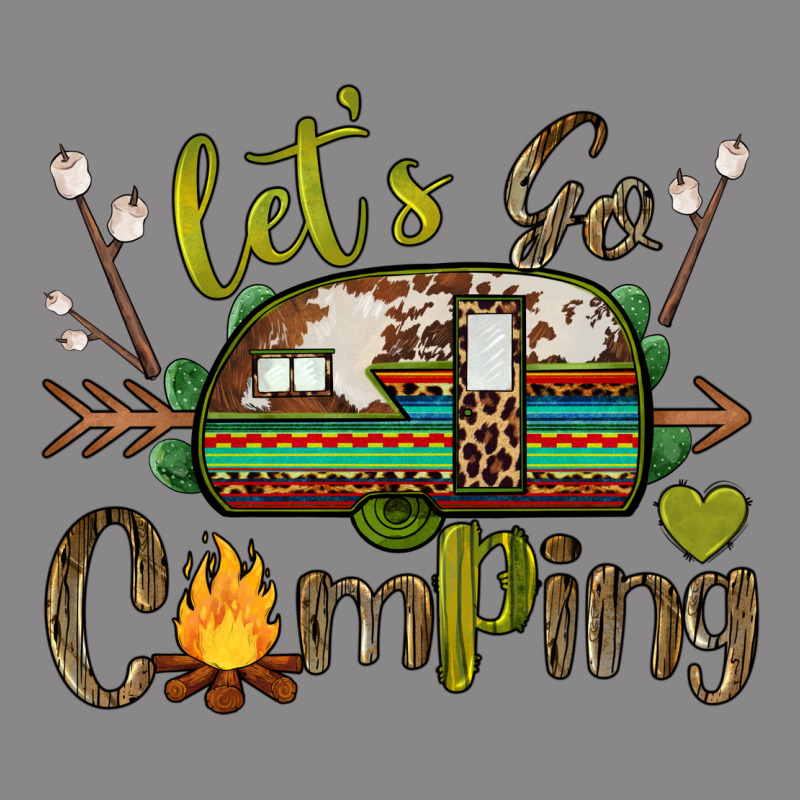 Let's Go Camping Vintage Tee by BarkalooDesign | Teevron
