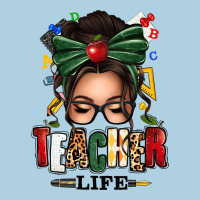 Teacher Life Afro Messy Bun Premium Hoodie | Teevron
