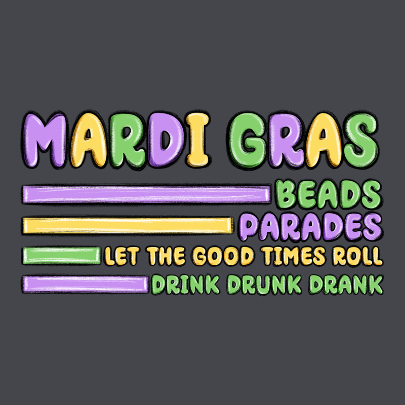 Mardi Gras Beads Long Sleeve Tee by MaliasSmallBusiness | Teevron