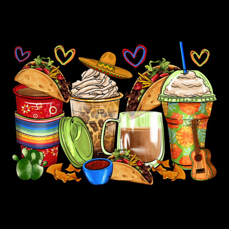 Tacos Coffee Cups Ladies Tee by Zillion Design Studio | Teevron
