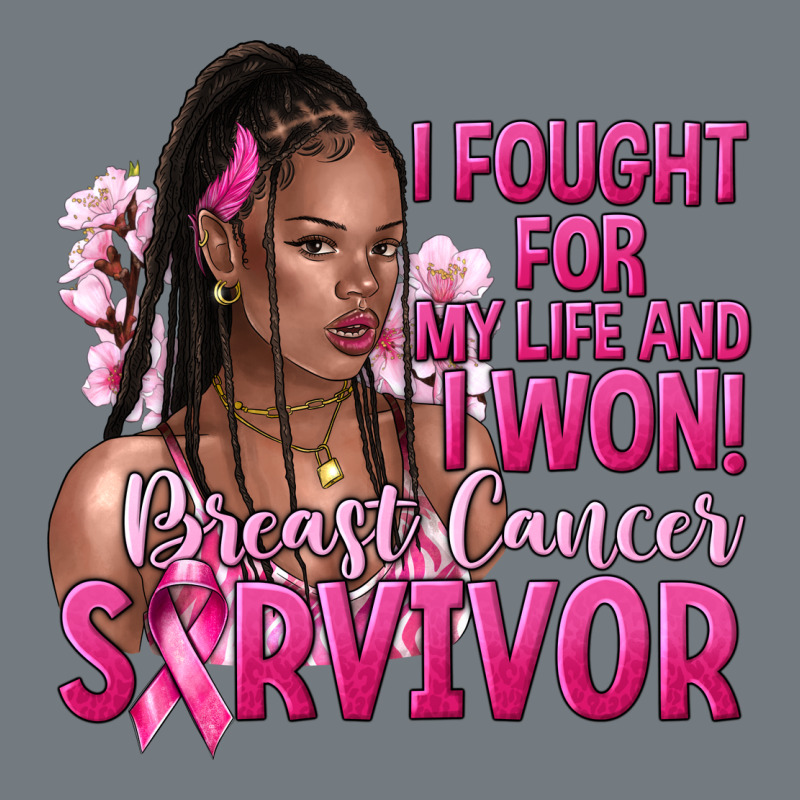 I Fought For My Life And I Won Afro Woman Heavyweight Sweatshirt by NancyCooperArtShop | Teevron