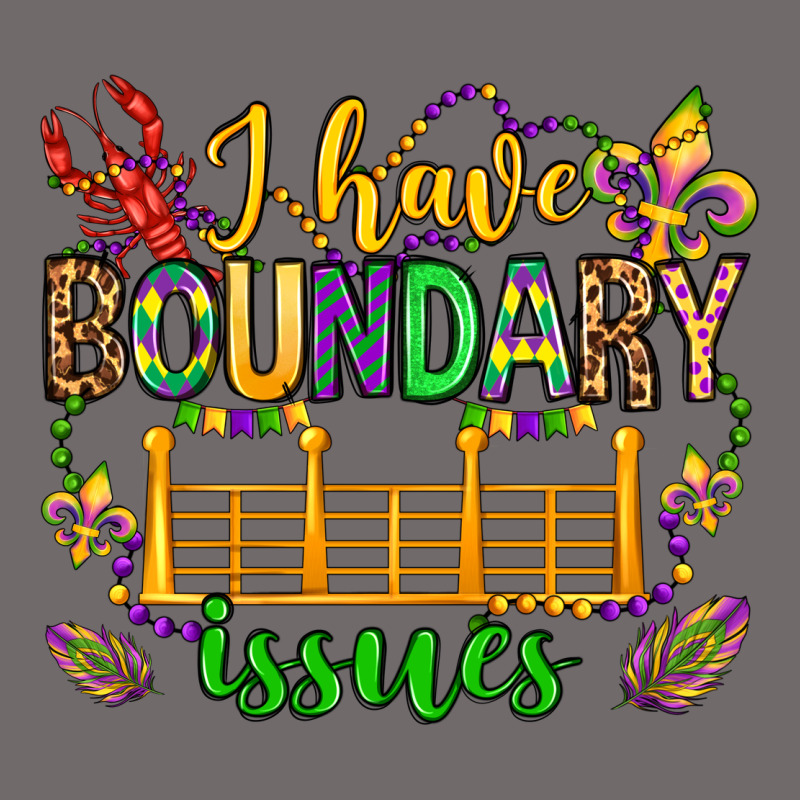 ı Have Boundary Issues Mardi Gras Olivia Urban Hoodie by OliviaCreatesArt | Teevron
