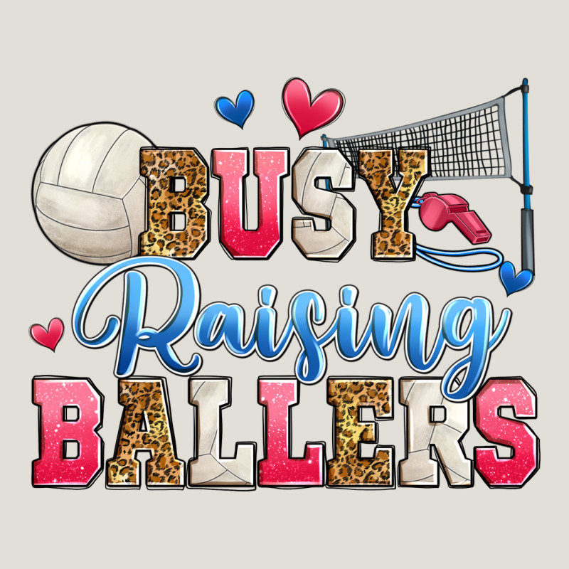 Busy Raising Ballers Volleyball Heavy Core Tee by Zillion Design Studio | Teevron