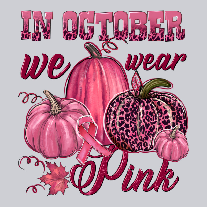 In October We Wear Pink Heavyweight Sweatshirt by NancyCooperArtShop | Teevron