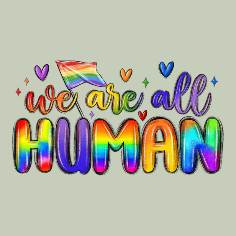 We Are All Human Long Sleeve Tee by MaliasSmallBusiness | Teevron