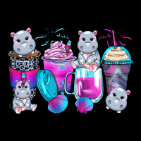 Hippopotamus Coffee Cups Ladies Tee | Teevron
