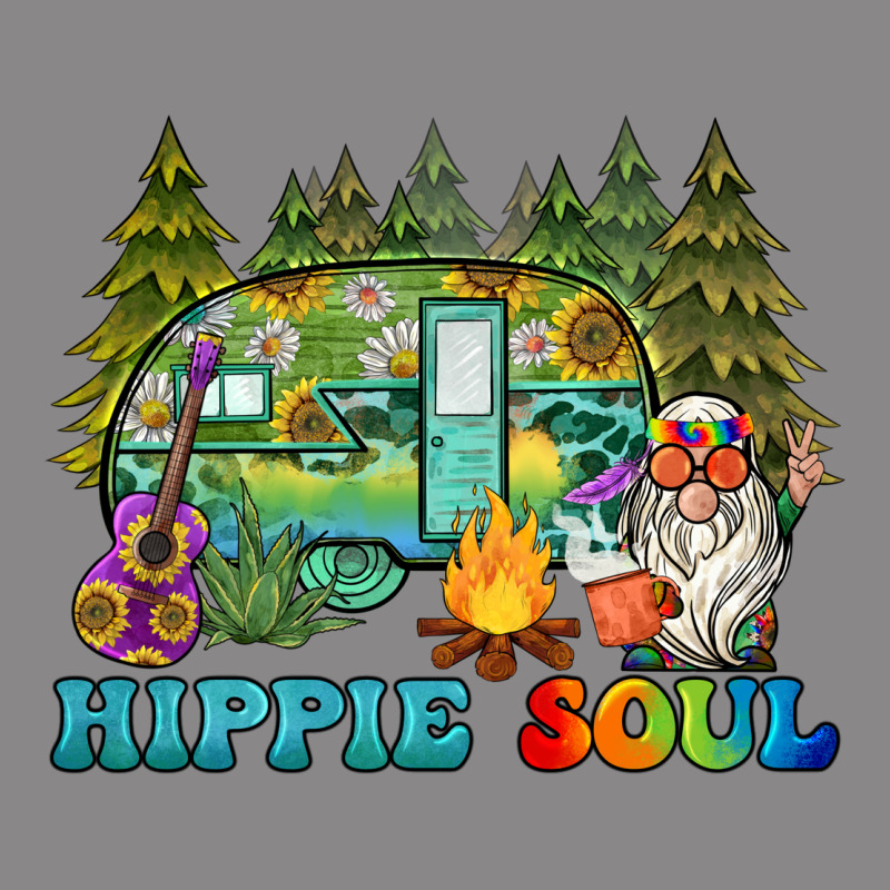 Hippie Soul Camping Vintage Tee by BarkalooDesign | Teevron