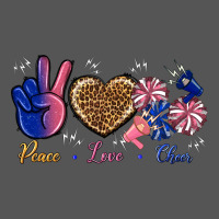 Peace Love Cheer Zipper Hoodie | Teevron