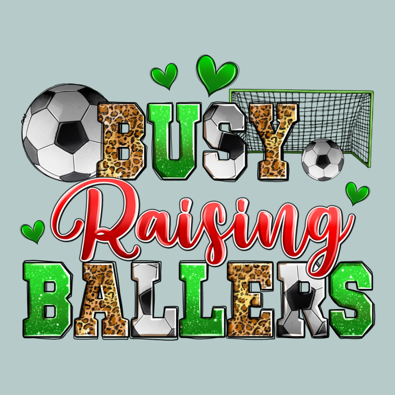 Busy Raising Ballers Soccer Heavy Core Tee by Zillion Design Studio | Teevron