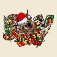 Christmas Joy Highland Cow Premium Tee | Teevron