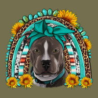 Western Pitbull Rainbow Vintage Hoodie | Teevron