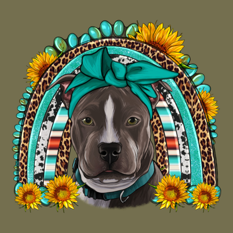 Western Pitbull Rainbow Vintage Hoodie by Artiststas | Teevron