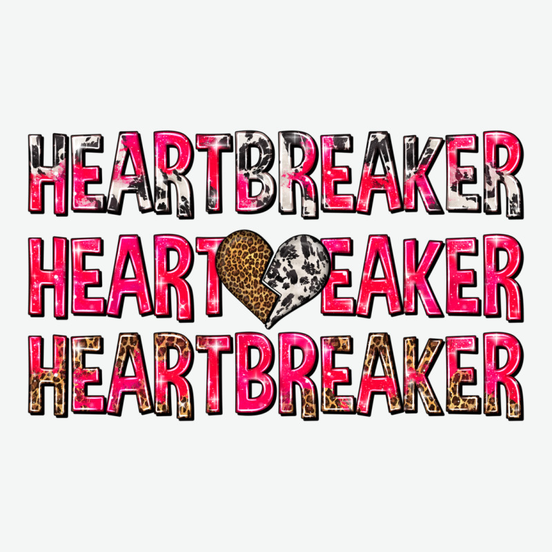 Heartbreaker With Leopard And Cowhide Urban Heavy Tee by NancyCooperArtShop | Teevron