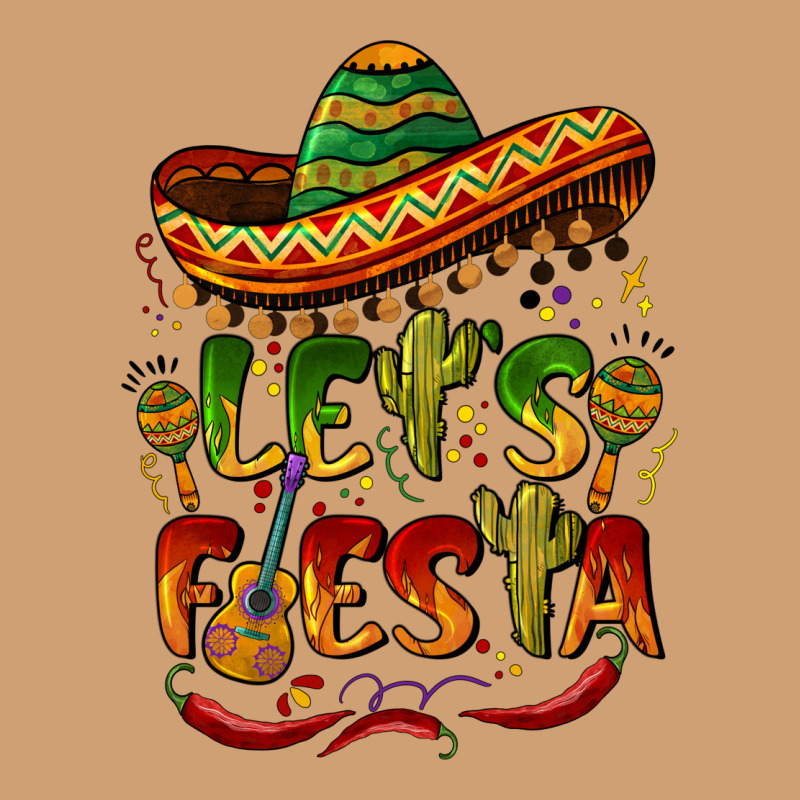 Let's Fiesta Mexican Hat Vintage Tee by BarkalooDesign | Teevron