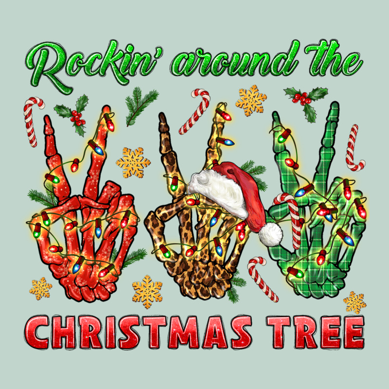 Rockin' Around The Christmas Tree Zipper Hoodie by BundleAndBundleShop | Teevron