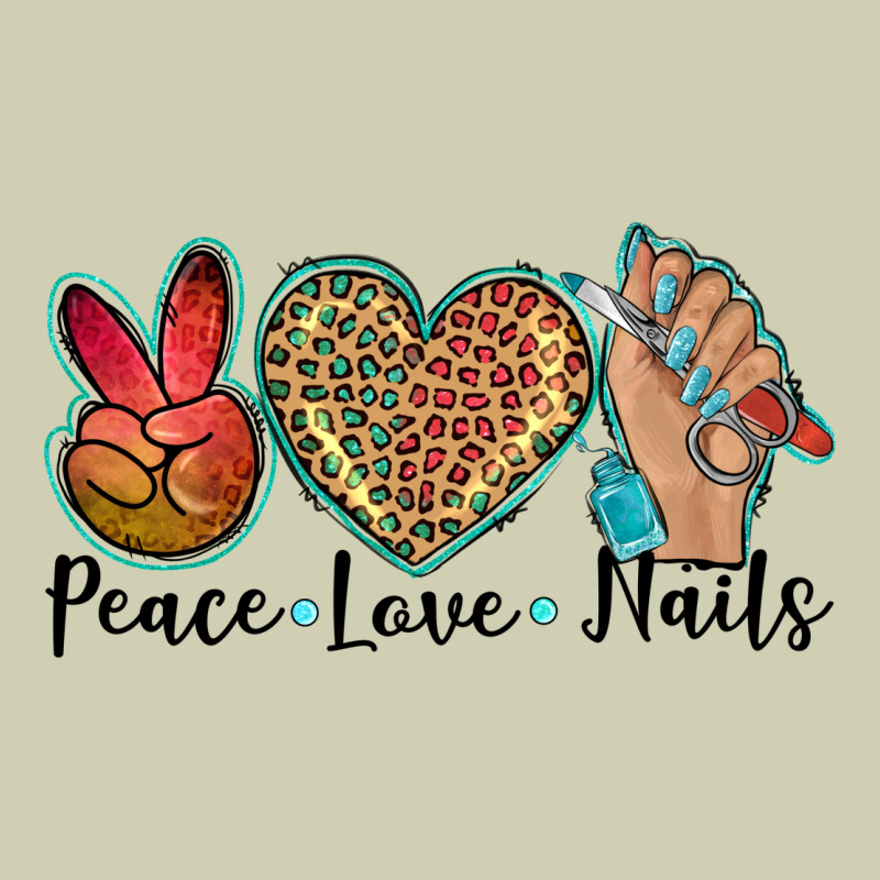 Peace Love Nails Heavy Core Tee by BarkalooDesign | Teevron