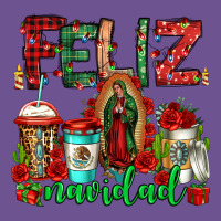 Feliz Navidad Lady Of Guadalupe Christmas Coffee Vintage Tee | Teevron