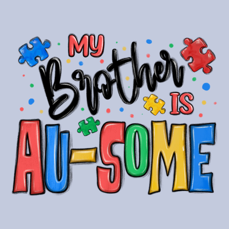 My Brother Is Ausome Autism Long Sleeve Tee by MaliasSmallBusiness | Teevron