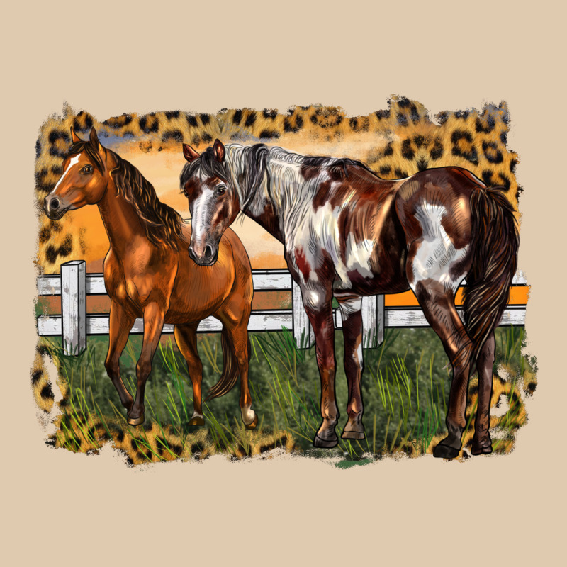 2 Horses At The Ranch Classic Tee by LillyAllenDesigns | Teevron
