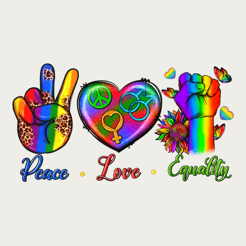 Peace Love Equality Zipper Hoodie by BundleAndBundleShop | Teevron