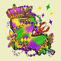 Louisiana Map Mardi Gras Olivia Urban Hoodie | Teevron