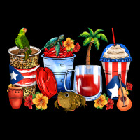 Puerto Rico Coffee Cups Ladies Tee | Teevron