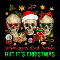 When Your Dead Inside But It's Christmas Zipper Hoodie | Teevron