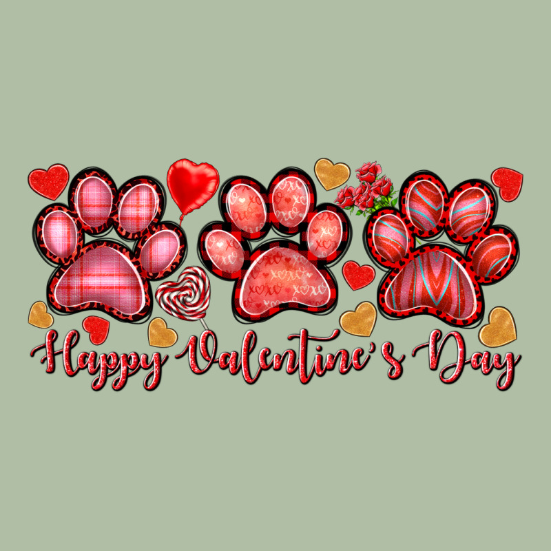 Happy Valentines Day Paws Urban Heavy Tee by NancyCooperArtShop | Teevron