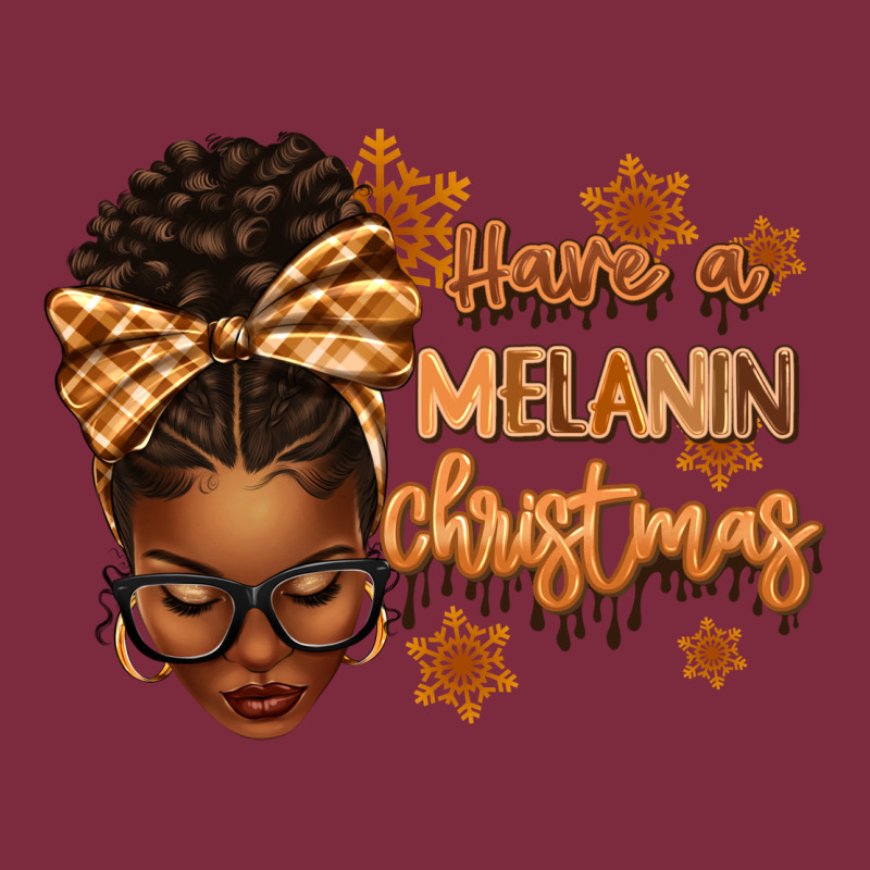 Have A Melanin Christmas Afro Woman Premium Hoodie by texasbilliewilder | Teevron