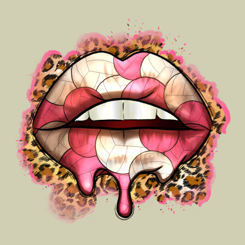Volleyball Lips Heavy Core Tee by Zillion Design Studio | Teevron