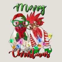 Christmas Roosters Heavy Core Tee | Teevron