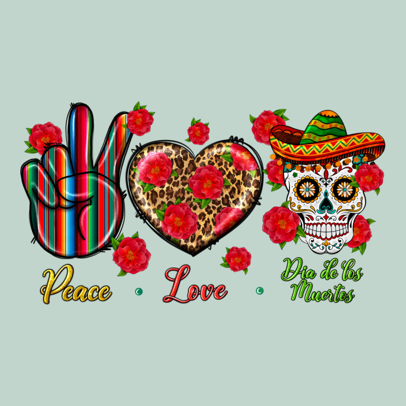 Peace Love Dia De Los Muertos Zipper Hoodie by BundleAndBundleShop | Teevron