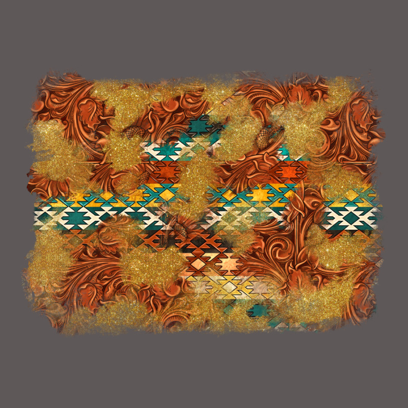 Aztec Background Pattern Western Premium Hoodie by texasbilliewilder | Teevron