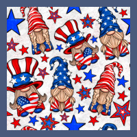 4th Of July Patriotic Gnome Seamless Pattern Vintage Hoodie | Teevron