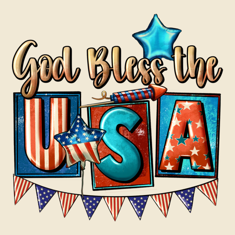 God Bless The Usa 4th Of July Premium Tee by CowGirlArtShop | Teevron
