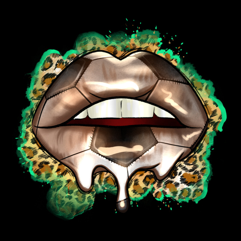 Soccer Lips Heavy Core Tee by Zillion Design Studio | Teevron