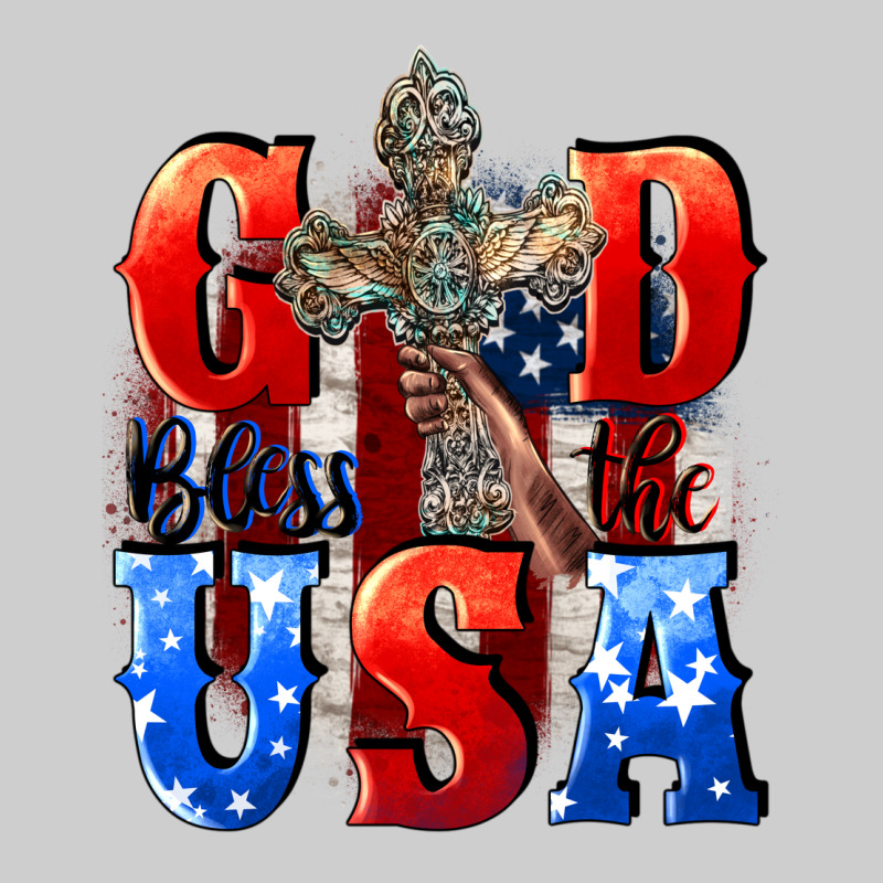 God Bless The Usa  4th Of July Premium Tee by CowGirlArtShop | Teevron