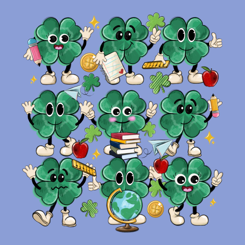 Teacher St Patrick Day Clovers Long Sleeve Tee by MaliasSmallBusiness | Teevron