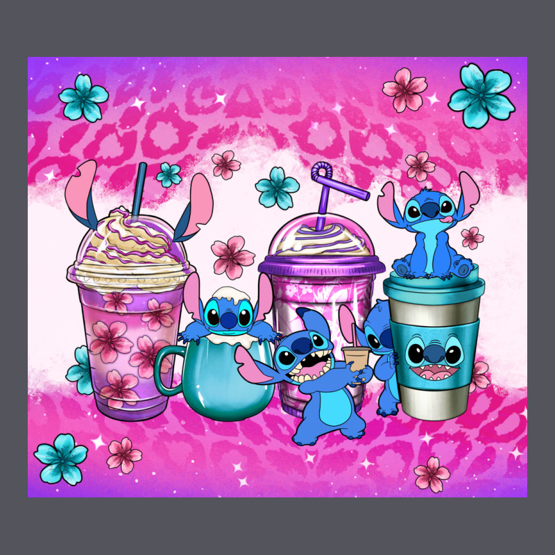 Stitch Coffee Cups Vintage Hoodie by Jasminsmagicworld | Teevron
