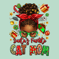 Santas Favorite Cat Mom Premium Hoodie | Teevron