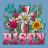 He Is Risen Cross Easter Urban Heavy Tee | Teevron